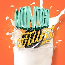 Wonder Filled Oreo personal . Un progetto di H, lettering, Lettering e Lettering digitale di Nubia Navarro (nubikini) - 12.04.2021