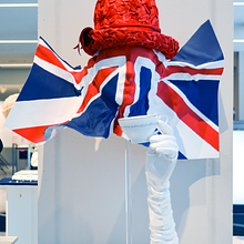 “Afternoon Tea”  for the Hattitude exhibit at FIT Pomerantz Art and Design Gallery in NYC, in February 2019.. Sculpture project by Johanna Vargas - 04.12.2021