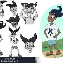Meu projeto do curso: Ilustração e design de personagens para contos infantis. Character Design, Traditional illustration, and Children's Illustration project by Carlos André M A - 04.12.2021