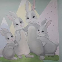 Proyecto 3: Mural en Consultorio Pediátrico. Un proyecto de Animación, Creatividad con niños, Decoración de interiores, Ilustración tradicional, Ilustración botánica, Ilustración infantil, Ilustración naturalista				 y Pintura de Leocelys Marcano - 12.04.2021