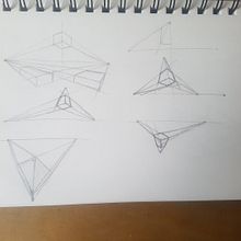 Práctica de Perspectiva|. Projekt z dziedziny  R, sunek, R i sunek ołówkiem użytkownika Alondra Mendoza - 11.04.2021