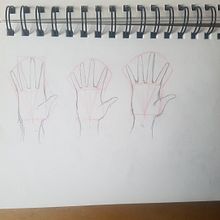 Práctica de manos. Projekt z dziedziny  R, sunek, R, sunek ołówkiem, R i sunek anatomiczn użytkownika Alondra Mendoza - 12.04.2021