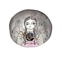 Warmi. Traditional illustration, and Watercolor Painting project by Natalia Osorio Chavez - 04.12.2021
