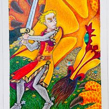Siegfried. Children's Illustration, Traditional illustration, and Pencil Drawing project by Zsofia Kiesewetter - 04.12.2021