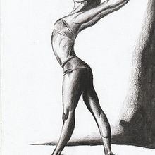 Bailarina en carboncillo . Figure Drawing project by Sofia Tista - 04.12.2021