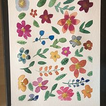 My project: floral pattern. Un progetto di Pittura ad acquerello di dannyboy2021 - 12.04.2021