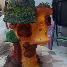 Lamparas pasta de modelar y botellas recicladas. Projekt z dziedziny Craft użytkownika Seira Lara monsalve - 12.04.2021