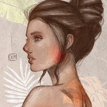 Mi proyecto final. Portrait Drawing project by Vera Panigatti Soto - 03.27.2021