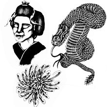 My project in Blackwork Tattoo Design course. Tattoo Design project by Nemo Nemo - 04.12.2021