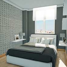 Infoarquitectura 3D: Habitación. Un progetto di 3D, Architettura, Architettura d'interni e Progettazione 3D di Mathias Waisrub Piñeyro - 12.04.2021