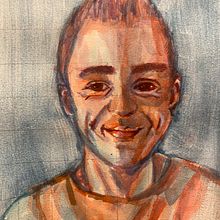 My project in Artistic Portrait with Watercolors course. Un progetto di Pittura ad acquerello di Portia D'Anverrs - 12.04.2021