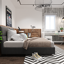 Boy Bedroom. Un projet de Décoration d'intérieur de Rwan Rmadan - 12.04.2021