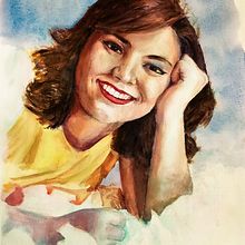 Mi Proyecto del curso: Retrato artístico en acuarela. Un proyecto de Bellas Artes de Salvador Jiménez Ruiz - 12.04.2021
