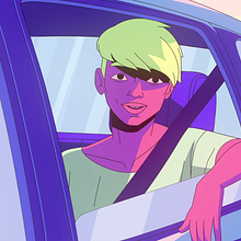 Year With Uber - Le cube. Animation, and 2D Animation project by Memé Candia - 04.12.2021