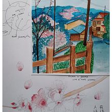 My project in Watercolor Travel Journal course. Projekt z dziedziny Animacje 2D użytkownika irene ventura - 25.03.2021