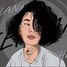 kehlani portrait. Drawing, and Portrait Drawing project by Eline Ramirez - 04.12.2021