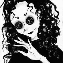 Illustrations for Coraline . Un proyecto de Diseño de personajes, Ilustración infantil, Ilustración tradicional e Ilustración con tinta de Lada Zimina - 15.05.2021