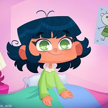 Buttercup Challenge. Traditional illustration, Animation, Character Design, and Digital Illustration project by Hellen Caroline - 04.12.2021