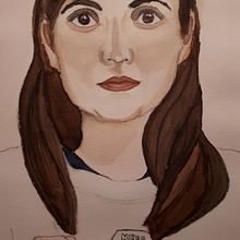 My project in Watercolor Portrait from a Photo course. Projekt z dziedziny Malowanie akwarelą użytkownika María Victoria Ruiz Pérez - 12.04.2021