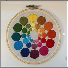 Color Wheel. Un progetto di Ricamo di Ama Warnock - 12.04.2021