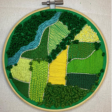 Aerial Farm 1. Un progetto di Ricamo di Ama Warnock - 12.04.2021