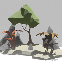 Griffin island. 3D, and 3D Character Design project by virburn - 04.12.2021