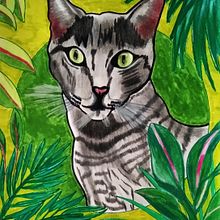 MICHI AL NATURAL. Un proyecto de Ilustración tradicional de luisa Morales G. - 12.04.2021