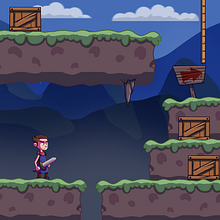 2D Game Character. Un proyecto de Animación 2D, Dibujo y Diseño de juegos de Gabriel Francisco - 12.04.2021