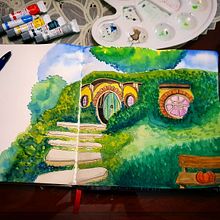 Mi Proyecto del curso: Cuaderno de viaje en acuarela. Traditional illustration project by andy_s_e9 - 04.13.2021