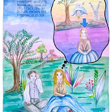 Mi Proyecto del curso: Ilustración infantil con acuarela. Projekt z dziedziny  R, sunek, Trad, c, jna ilustracja i Ilustracje dla dzieci użytkownika Delia Sepulveda Pizarro - 13.04.2021