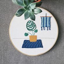 Monstera - Plants&Tapestry - Raised Embroidery. Arts, Crafts, and Embroider project by Yahir Burgos-Solís (Antronauta) - 03.13.2021