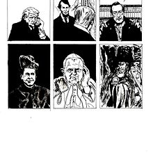 Políticos, Santos e Filosofo. Un proyecto de Cómic de Edson Moreira Júnior - 13.04.2021