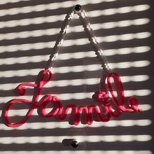 Nomes de tricotin. 3D Design, Design, Product Design, DIY, and 3D Lettering project by jamile.schmidt - 01.01.2021