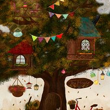 Tea house . % zahraa majeed tarafından hazırlanan Dijital Çizim projesi - 04.13.2021