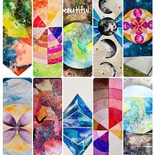 Space collage . Un progetto di Pittura ad acquerello di Marina Miguel - 01.06.2020