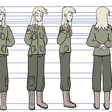 Mandy Turn around. 2D Animation, Character Animation, Film, Video, TV, Concept Art, Digital Drawing, and Character Design project by Maritza Cortez - 04.12.2021