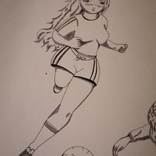 My project in Creation of Manga Characters course. Traditional illustration project by Minka - 04.13.2021