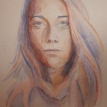 Mein Kursprojekt: Artistische Aquarellporträts. Watercolor Painting project by evelyn_knoll - 04.16.2021