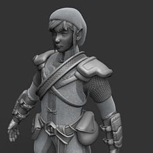 Link - The Legend of Zelda . 3D proyek oleh paulo_avieira - 02.17.2021