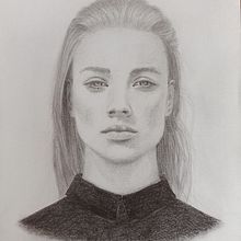 Primera práctica de proporciones y valores. . Portrait Drawing project by Eva - 04.13.2021