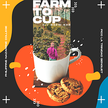 Farm To Cup Project. Graphic Design project by Albiz Verceles - 04.14.2021
