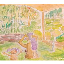 My project in Watercolor Illustration with Japanese Influence course. Watercolor Painting, and Traditional illustration project by Uzma C - 04.28.2021
