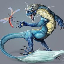 Drake Companion, Keph - Concepto para Dungeons & Dragons . Un progetto di Arte concettuale, Character design e Illustrazione digitale di Gabriel Suárez Marmolejo - 14.04.2021