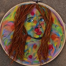 La mujer. Embroider project by Sofia Prado - 10.14.2020