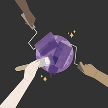 Let’s build our dream world. Un projet de Illustration éditoriale, Illustration traditionnelle et Illustration numérique de Noelia Murillo - 14.04.2021