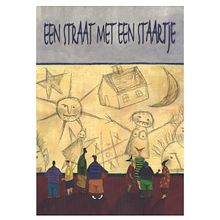 Een straat met een staartje - published in 1996 by Bakermat uitgevers (Lannoo). Projekt z dziedziny Ilustracje dla dzieci, Malarstwo akr, lowe, Trad, c i jna ilustracja użytkownika Mari Posa - 14.04.1996