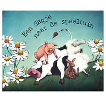 Een dagje naar de speeltuin - published in 1998 by Clavis. Projekt z dziedziny Ilustracje dla dzieci, Malarstwo akr, lowe, Trad, c i jna ilustracja użytkownika Mari Posa - 14.04.1998