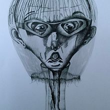 Mein Kursprojekt: Surrealistische Illustration mit Markern. Un proyecto de Ilustración tradicional, Dibujo a lápiz, Dibujo, Dibujo realista, Dibujo artístico e Ilustración con tinta de Kathrin Merz - 14.04.2021