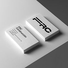 FRC Construcción. Art Direction, Poster Design, Logo Design, and Graphic Design project by Revel Studio - 04.14.2021