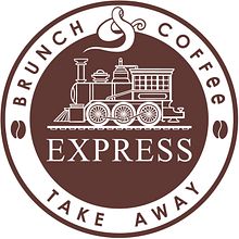 EXPRESS - Coffee & Brunch. Br, ing, Identit, Design, Traditional illustration, and Advertising project by Yulia Yanishevska - 09.10.2020